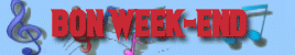 Gif bon week-end musique